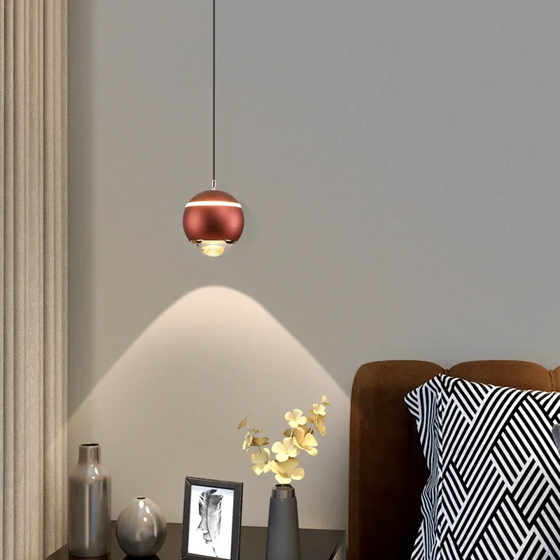 Creative Led csillár nappalihoz Villa éjjeli függő fény alumínium minimalista személyiség lakberendezés függő lámpa
