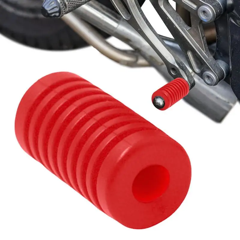 Motorkerékpár sebességváltó fedél csúszásmentes gumi pedálfedelek Sebességváltó karfedél és fékpedálbetét motorkerékpár tartozék