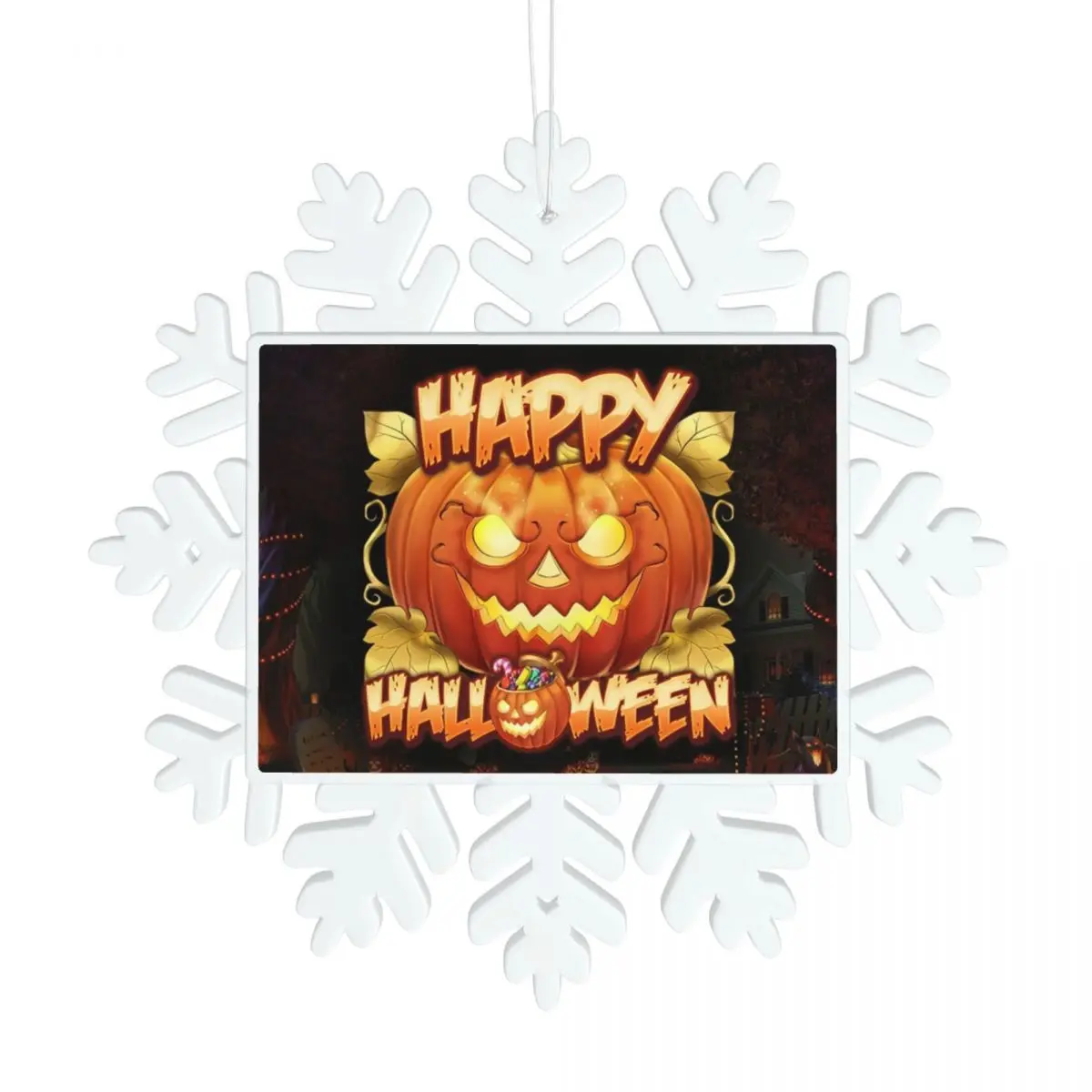 Boldog Halloween 11 Karácsony Halloween Hópehely Fesztivál Medál Rajzfilm kívánságok Party Szerelem medál