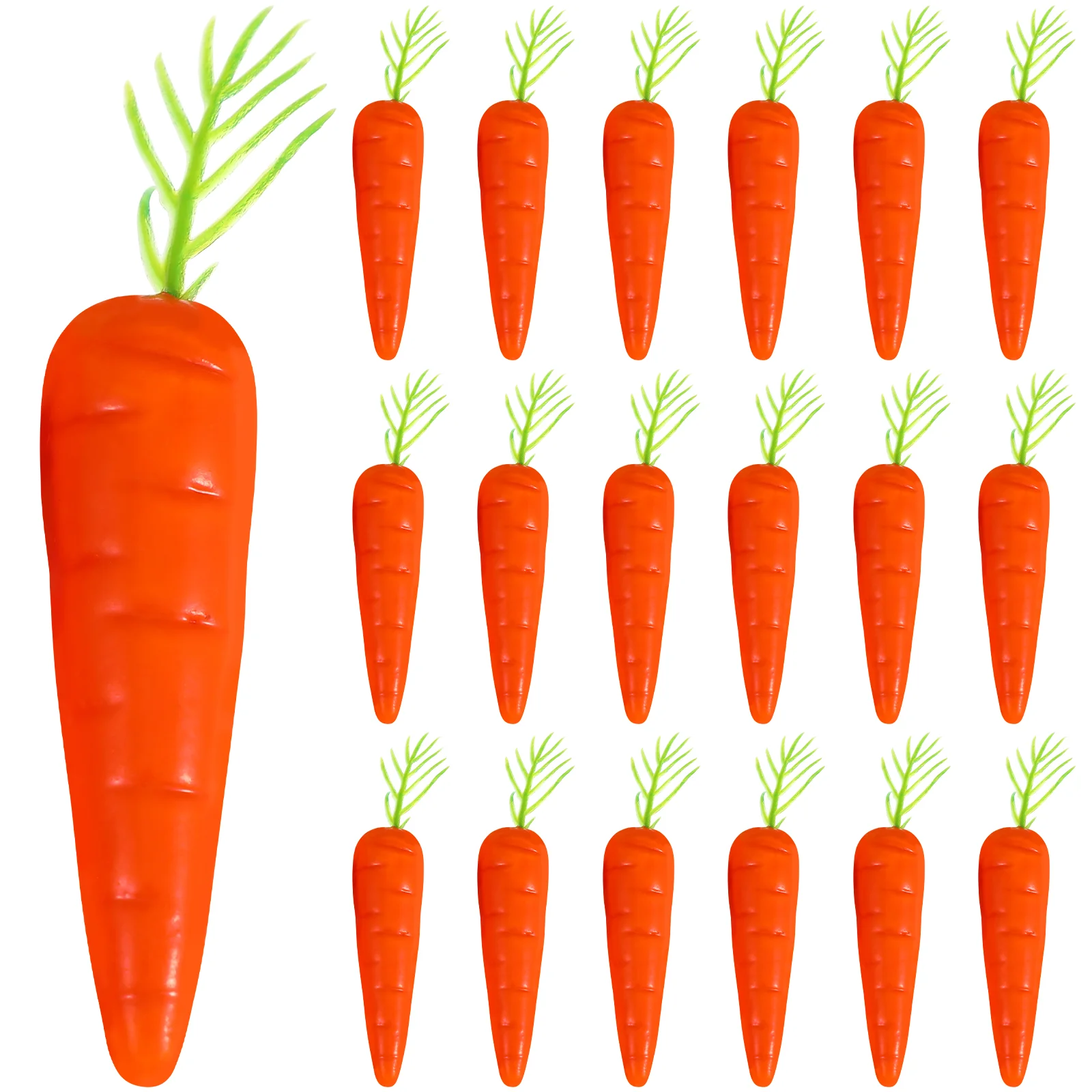 Mini sárgarépa szimuláció Kis sárgarépa modellek Játékok Húsvéti díszek Kellékek Dekorok Szimuláció Sárgarépa Mini sárgarépa Zöldségek