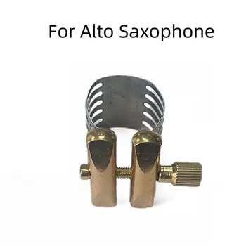 0 Szaxofon ligatúra tartós fém kapcsos rögzítő szoprán alt tenor szaxofon beállító szaxofon tartozékhoz