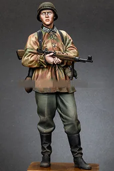 1/16 Gyanta figura modell készletek Történelmi katonai jelenet katona Összeszereletlen festetlen S63