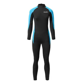 1.5MM Búvárruha női hosszú ujjú egyrészes kiütésvédő búvárbőr fürdőruha bőrök elülső cipzáras szörf úszás teljes testű légzőcső ruha