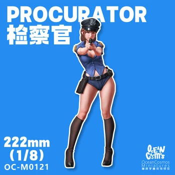 1/8 OceanCosmos miniatűrök, eredeti, ügyész, rendőrnő, szexi lány, gyanta festetlen Modell készlet figura GK