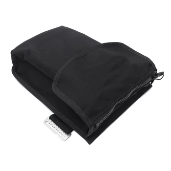 1 darab technikai búvár tároló táska fekete fém + szövet rögzíthető a lábhoz BCD állítható swater sport búvárfelszerelés