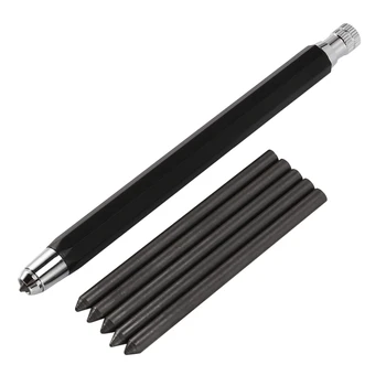 1 készlet 5,6 mm-es fém ólomtartó automatikus mechanikus grafit ceruza rajzoláshoz árnyékolás kézműves rajzolás