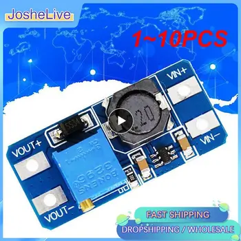 1 ~ 10DB DC-DC állítható boost modul 2A Boost Plate Step Up modul MICRO USB 2V-24V - 5V 9V 12V 28V