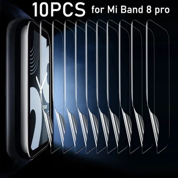 10 / 1Pcs hidrogél film Xiaomi Mi Band 8 Pro 8Pro HD képernyővédő fóliához puha karcvédő fólia Miband 8 pro-hoz