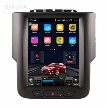 10.25 hüvelykes Android autórádió Dodge RAM 1500 128G függőleges képernyő GPS navigáció 2013-2018 autós sztereó vevő DVD multimédia