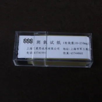 10-250 mg/l klór mérőpapír, maradék CL tesztpapír