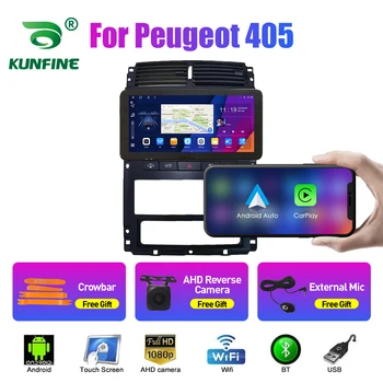 10.33 hüvelykes autórádió Peugeot 405 2Din Android nyolcmagos autórádió DVD GPS navigációs lejátszó QLED képernyő Carplay