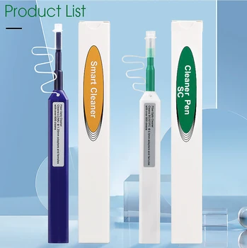 10 egység Szálcsatlakozó tisztító toll 800-szor 2,5 mm-es LC SC FC 1,25 mm-es száltisztító toll FTTH száloptikai tisztító toll 5.0 1 re