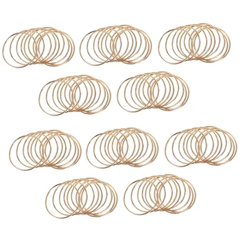 100 csomag 3 hüvelykes arany álomfogó fém gyűrűk karikák makrame gyűrű álomfogókhoz és kézművességhez