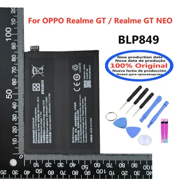 100% eredeti új, kiváló minőségű 4500mAh BLP849 telefon akkumulátor OPPO Realme GT / Realme GT NEO csere akkumulátor Bateria