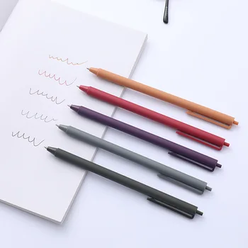 100db kínai stílusú retro színes gél toll 0,5 mm-es sajtó gél toll írószer iskolai kellékekhez