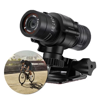 1080P kerékpár sisak kamera 120 ° széles látószögű akciókamera kültéri sport vízálló kerékpár motorkerékpár sisak testkamera LED képernyővel