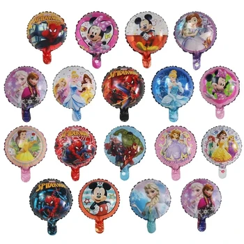 10db 10inch Disney Mickey Minnie egér lufi party kellékek Princess Party léggömb léggömbök Babaváró születésnapi zsúr dekoráció