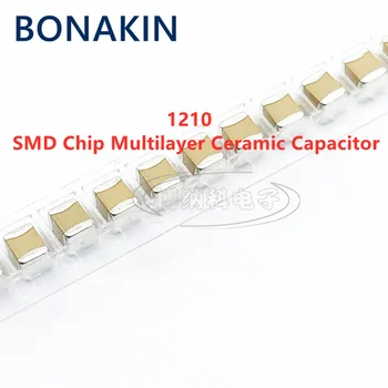 10DB 1210 100UF 107M 63V X5R 20% MLCC 3225 SMD chip többrétegű kerámia kondenzátor
