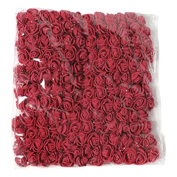 144db kézzel készített rózsavirág utánzat dekoratív virág babaváró lakberendezéshez