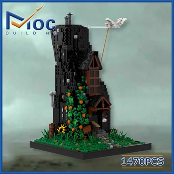 1470db Klasszikus filmjelenet MOC Lovegood Ház Modell építőelem DIY szerelőkockák Játék gyerekeknek MOC-124089