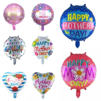 18inch Boldog anyák napját fólia léggömbök Felfújható Globos Party dekoráció Air alumínium léggömbök ajándékok Lakberendezési ajándékok