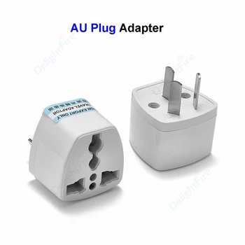 1db univerzális AU csatlakozó adapter EU Európai USA Amerikai Egyesült Királyság 3 / 2 tűs Ausztrália utazási hálózati adapter dugós aljzat elektromos aljzat