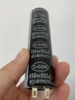 1PC fotó vaku kondenzátor 450v 900uf 25 * 90mm