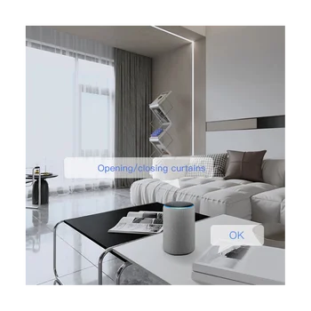 1PCS Tuya intelligens automatikus függönynyitó Bluetooth sínfüggöny kapcsoló robot távirányító Alexa Google Home