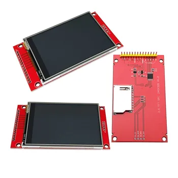 2,8 hüvelykes SPI soros TFT LCD kijelző modul ILI9341 Driver HD 240 * 320 LCD érintőképernyő