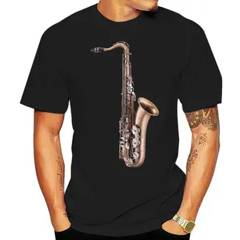 2022 Divat nyári stílusú szaxofon szaxofon Unisex fit póló férfi és női hangszerfesztivál zenekar póló