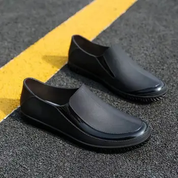 2023 Férfi új sekély esőcipő puha fenekű csúszásmentes olaj- és vízálló vizes cipő Konyhai munkacipő Ingyenes szállítás