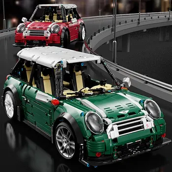2292PCS 1∶10 City MINI Jármű Autótechnika High-Tech modell MOC építőelemek Játékok Kockák Fiúk Ajándékok gyerekeknek DIY puzzle