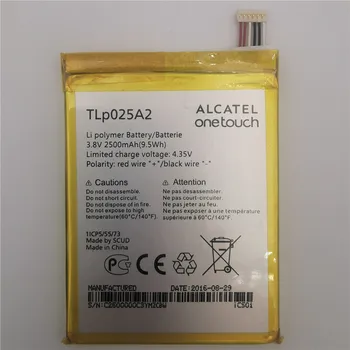 2500mAh akkumulátor ALCATEL One Touch Pop 2/ 8008D Scribe HD 6040D 6043D 7047 TCL Y710 Y900 TLp025A1 5054 6043 7043 7044 7048