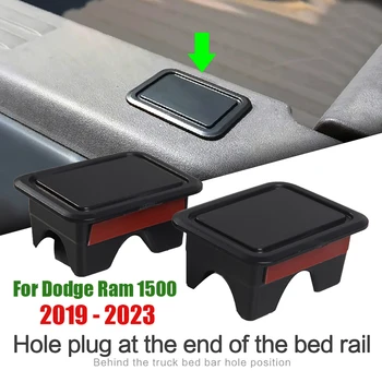 2Db teherautó karózseb huzatok teherautó hátsó hátsó hátsó lyukdugó teherautó plató sín cölöpfedél Dodge Ram 1500-hoz 2019 - 2023