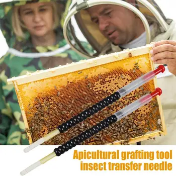 2db visszahúzható méhészeti oltószerszám méhkirálynő féreg lárva Váltótű Méhtenyésztés Méhészeti eszközök Méhészeti kellékek