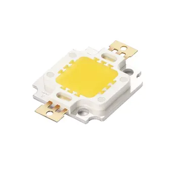 2db Új kiváló minőségű fehér LED nagy teljesítményű 10W LED chip 900-1000LM 900mA 10W meleg fehér LED izzó lámpa LED fény epileds chipek