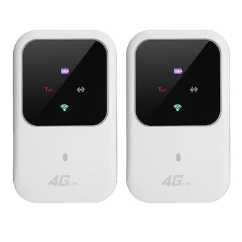 2X hordozható 4G LTE WIFI router 150Mbps mobil szélessávú hotspot SIM kártyafüggetlen Wifi modem 2.4G vezeték nélküli router