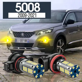 2x LED ködlámpa Blub Canbus tartozékok Peugeot 5008 2009-2021 2010 2011 2012 2013 2014 2015 2016 2017 2018 2019 2020