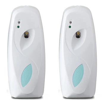 2X légfrissítő spray automata fürdőszobai időzített légfrissítő adagoló falra szerelt, automatikus illatadagoló otthoni használatra