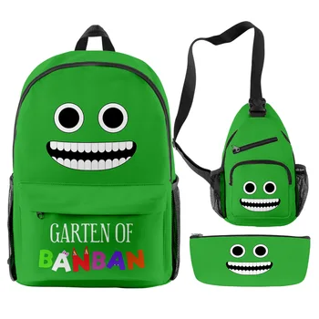 3 részes készlet hátizsák játék kerülete Garten of Banban osztály kerti iskolatáska diák hátizsák váll ceruza tok