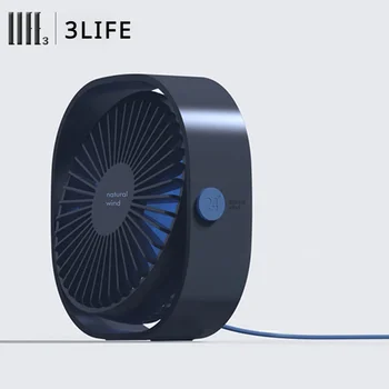 3Life USB-ventilátor, csendes asztal állítható sebességgel, könnyű hordozható otthoni munkavégzéshez és utazáshoz