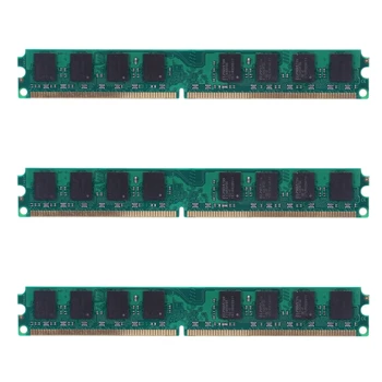 3X DDR2 800Mhz PC2 6400 2 GB 240 tűs asztali RAM memória