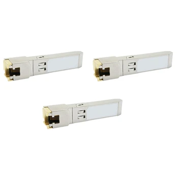 3X Gigabit RJ45 SFP modul 10/100/1000Mbps SFP Réz RJ45 SFP adó-vevő Gigabit Ethernet switch