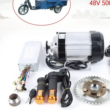 48V 750W elektromos kefe nélküli hajtóműves motorkészlet E-tricikli riksa kerékpárokhoz