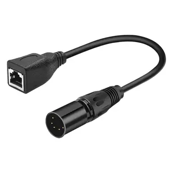 5 Pin XLR az audio hosszabbítóhoz Kábel átalakító vezeték kábel Felvételi stúdió Nagy teljesítményű audio jelátviteli kábel