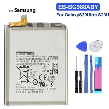 5000mAh EB-BG988ABY akkumulátor Samsung Galaxy S20 Ultra S20Ultra S20U akkumulátorokhoz + ingyenes eszközök