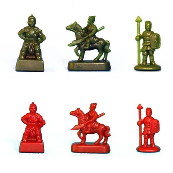 52db/set miniatűr figura 1:120 Öt ősi Wargame katona Építőkészletek játékának modellje