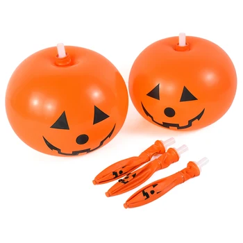 5db 12inch Nagy tök léggömb Halloweenre Gyermekjátékok Ünnepi parti Lakberendezési kiegészítők Narancssárga latex lufik