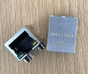 5db / tétel HY911105A HR911105A RJ45 hálózati transzformátor könnyű hálózati szűrővel