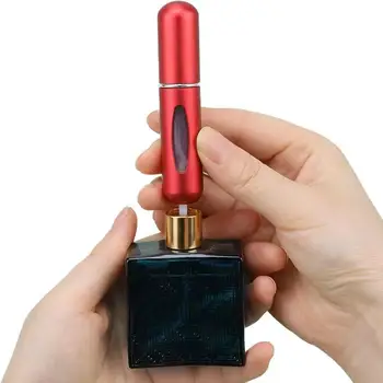 5ml újratölthető hordozható utazási mini porlasztó parfümös palackok dobozhoz kozmetikai termékek parfüm spray palack parfüm nők